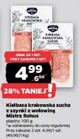 Netto Kiełbasa krakowska sucha Mistrz Rohus oferta