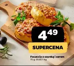 Netto Focaccia z szynką i serem oferta