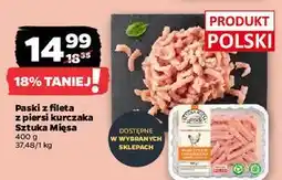 Netto Paski z fileta piersi kurczaka Sztuka Mięsa Netto oferta