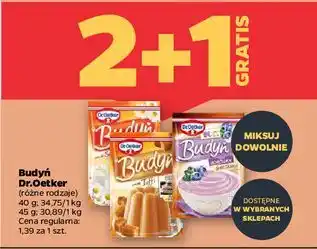 Netto Budyń borówka śmietanka Dr. Oetker Duet oferta