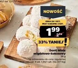 Netto Minis migdałowo-kokosowy Dooti Donuts oferta