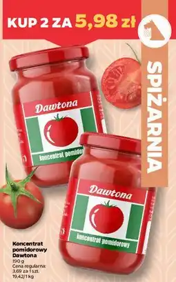 Netto Koncentrat pomidorowy Dawtona oferta