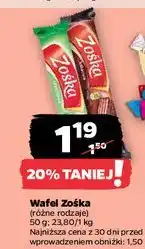 Netto Wafelek kakaowy Zośka oferta