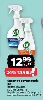 Netto Spray uniwersalny odtłuszczacz Cif Cleanboost oferta