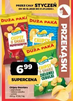 Netto Chipsy solone Snaxters oferta