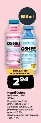 Netto Napój witaminy i minerały Oshee Vitamin Water Zero oferta