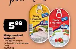 Netto Filety z makreli w oleju Vespucci oferta
