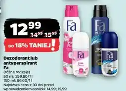 Netto Dezodorant energizing fresh Fa Men Sport oferta