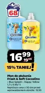 Netto Płyn do płukania happy yellow Coccolino Fresh & Soft oferta