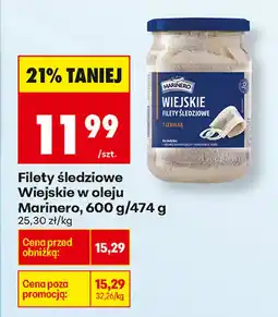 Biedronka Filety śledziowe Marinero oferta