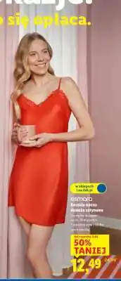 Lidl Koszula nocna damska satynowa oferta