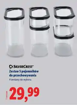 Lidl Zestaw 5 pojemników do przechowywania oferta