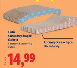 Lidl Karlie Kartonowy drapak dla kota oferta