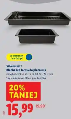 Lidl Silvercrest Blacha lub forma do pieczenia oferta