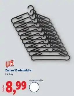 Lidl Zestaw 10 wieszaków oferta