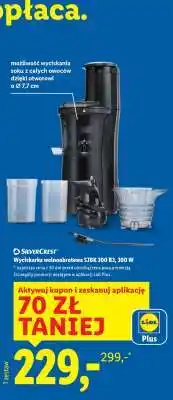 Lidl Silvercrest Wyciskarka wolnoobrotowa SJBK 300 B3 oferta