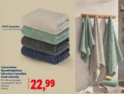 Lidl Livarno Home Ręczniki kąpielowe lub zestaw 2 ręczników oferta