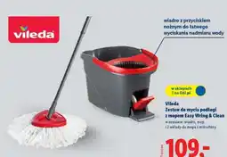 Lidl Vileda Zestaw do mycia podłogi z mopem Easy Wring & Clean oferta