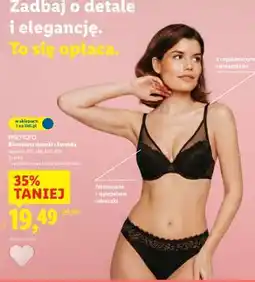 Lidl Biustonosz damski z koronką oferta