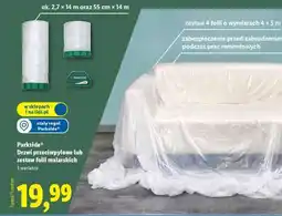 Lidl Parkside Drzwi przeciwpyłowe lub zestaw folii malarskich oferta