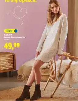 Lidl Sukienka dzianinowa damska oferta