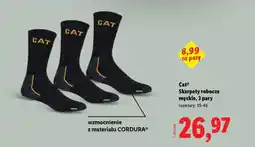 Lidl CAT Skarpety robocze męskie, 3 pary oferta