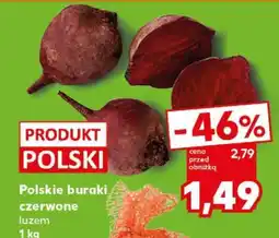 Kaufland Polskie buraki czerwone luzem 1 kg oferta