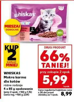 Kaufland WHISKAS Mokra karma dla kotów oferta
