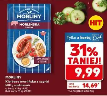 Kaufland MORLINY Kiełbasa morlińska z szynki oferta