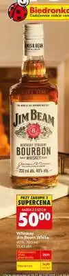 Biedronka WHISKEY JIM BEAM WHITE 40%, 700 ML oferta