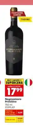 Biedronka NEGROAMARO PRIMITIVO oferta