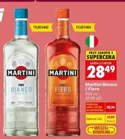 Biedronka MARTINI BIANCO, FIERO oferta