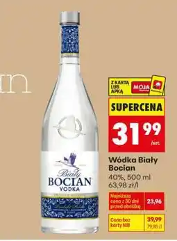 Biedronka Wódka Biały Bocian oferta