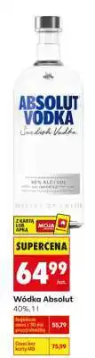 Biedronka WÓDKA ABSOLUT 40%, 1 L oferta