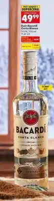 Biedronka Rum Bacardi Carta Blanca 37,5% vol, 700 ml oferta