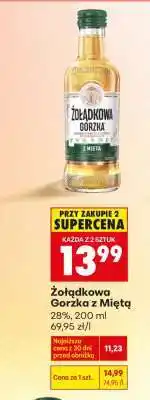 Biedronka ŻOŁĄDKOWA GORZKA Z MIĘTĄ oferta