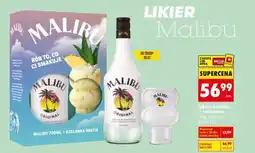 Biedronka Likier Malibu + szklanka oferta