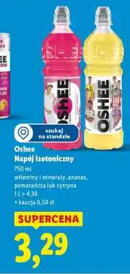 Lidl OSHEE Napój izotoniczny oferta