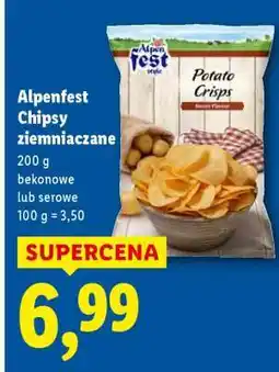 Lidl Alpenfest Chipsy ziemniaczane oferta