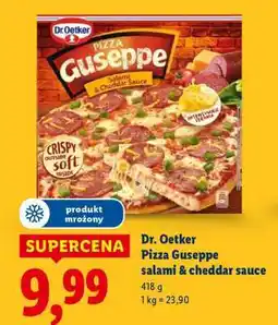 Lidl Dr. Oetker Pizza Guseppe, salami & cheddar sauce oferta