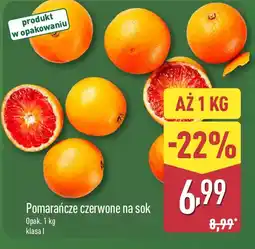 ALDI Pomarańcze czerwone na sok oferta