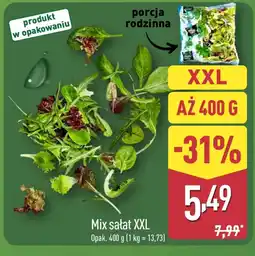 ALDI Mix sałat XXL oferta