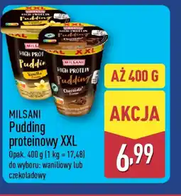 ALDI Milsani Pudding proteinowy XXL oferta