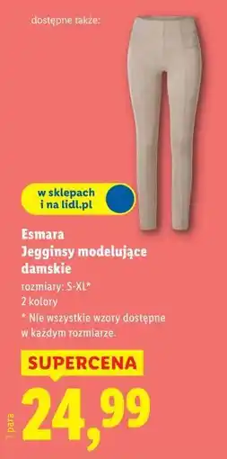 Lidl Esmara Jegginsy modelujące damskie oferta