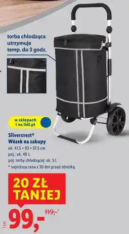 Lidl Silvercrest Wózek na zakupy (z torbą chłodzącą) oferta