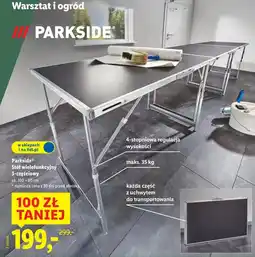 Lidl Parkside Stół wielofunkcyjny 3-częściowy oferta