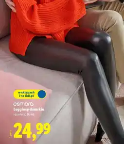Lidl Legginsy damskie esmara oferta