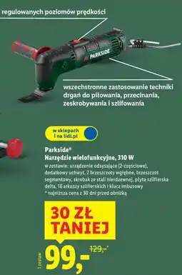 Lidl Parkside Narzędzie wielofunkcyjne, 310 W oferta