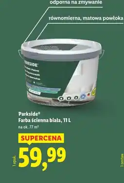 Lidl Parkside Farba ścienna biała oferta