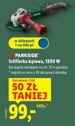 Lidl Szlifierka kątowa, 1200 W oferta